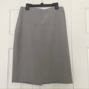 Banana Republic Light Gray Pencil Skirt